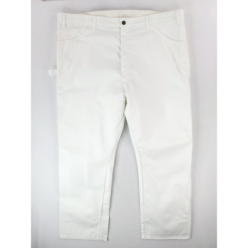 Dickies Sherwin Williams Pants Mens 46x32 White Painters Carpenter Cargo Utility